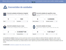 Tablet Screenshot of convertidorunidades.com